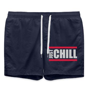 Strip Just Chill Relax - Short de bain - bleu marine - Devant - AI Model Male 185 light (185cm)