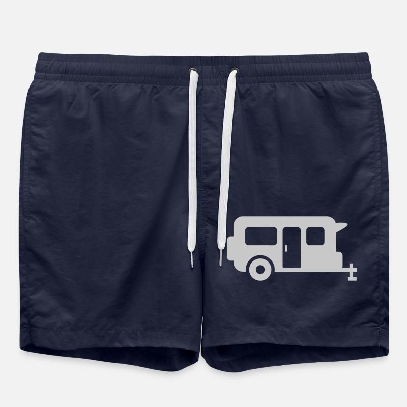 Motorhome driving Camper Design - Swim Trunks - french navy