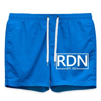 RDN Est. 2023 Diététiste Nutritionniste - Short de bain - cobalt blue - Devant