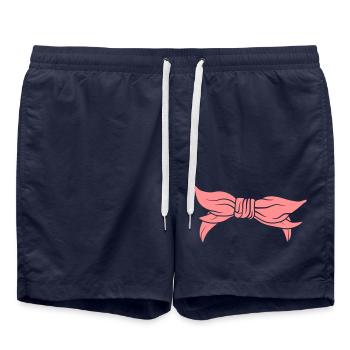 Couvre-chef féminin Foulard Bandana - Short de bain - bleu marine - Devant - AI Model Male 185 light (185cm)