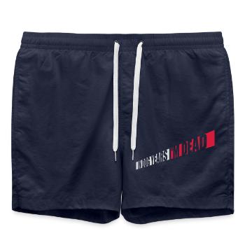 in dog years Dead - Badeshorts - French Navy - Vorne - AI Model Male 185 light (185cm)