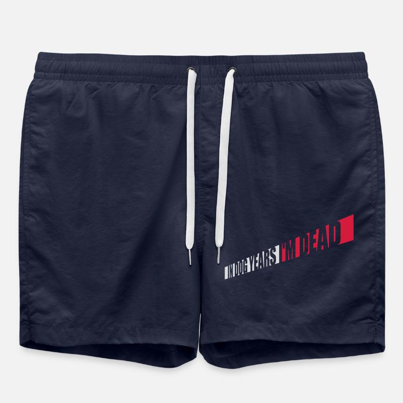 in dog years Dead - Badeshorts - French Navy