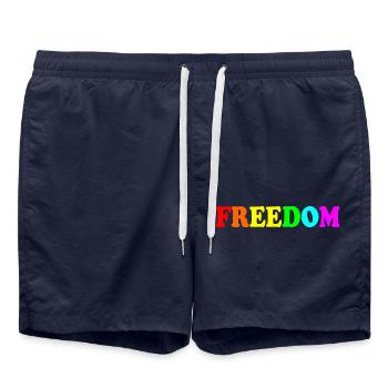 Freedom - Swim Trunks - french navy - Front - AI Model Male 185 light (185cm)