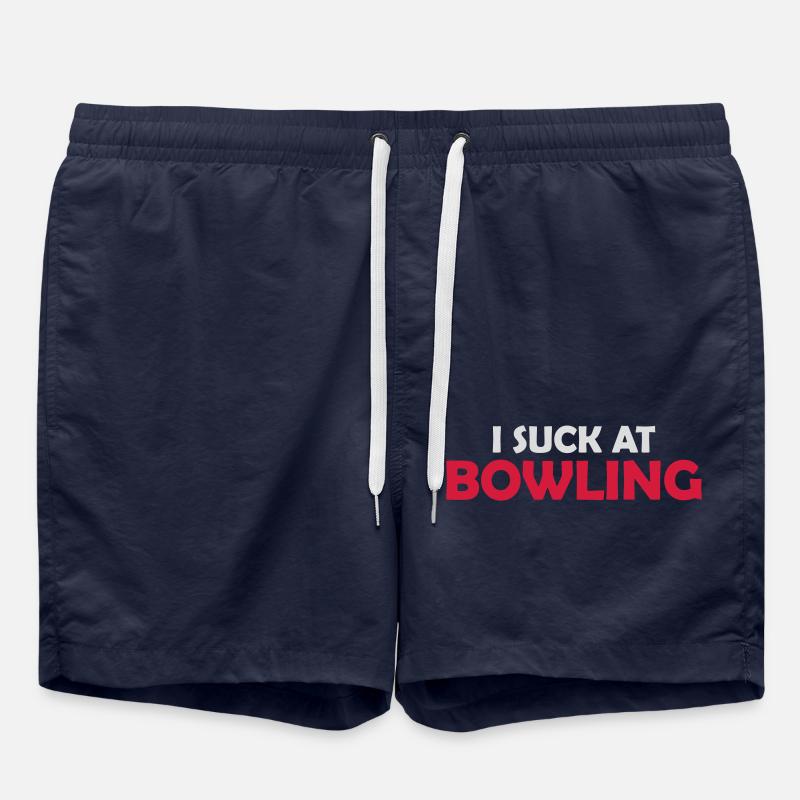 I suck at bowling - Swim Trunks - french navy