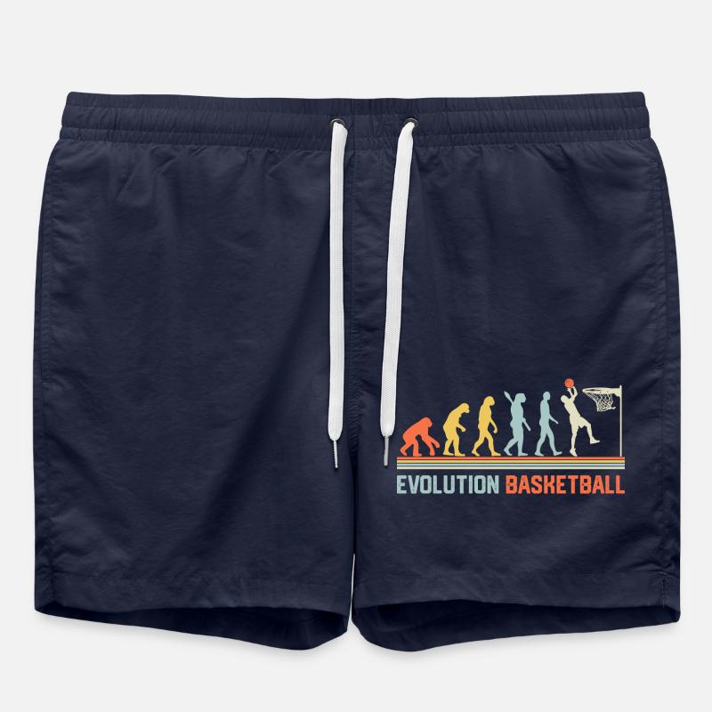 Basketball Evolution - Badeshorts - French Navy