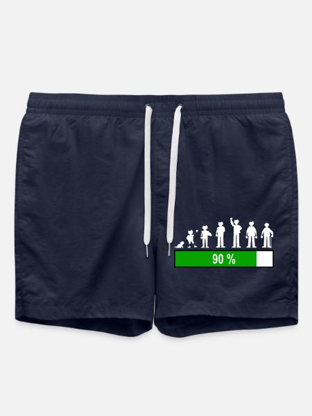 Alter Entwicklung Älterwerden Lauf des Lebens - Badeshorts - French Navy