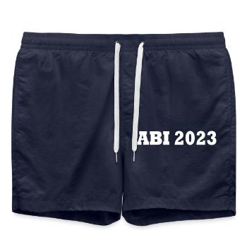 Abi 2023 - Badeshorts - French Navy - Vorne - AI Model Male 185 light (185cm)