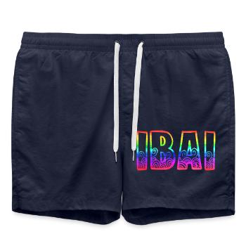 ibai rs regenbogen - Badeshorts - French Navy - Vorne - AI Model Male 185 light (185cm)
