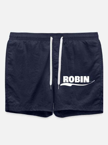 First name robin - Swim Trunks - french navy
