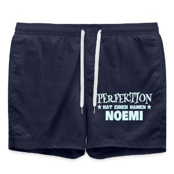 Gift for Noemi - Swim Trunks - french navy - Front - AI Model Male 185 light (185cm)