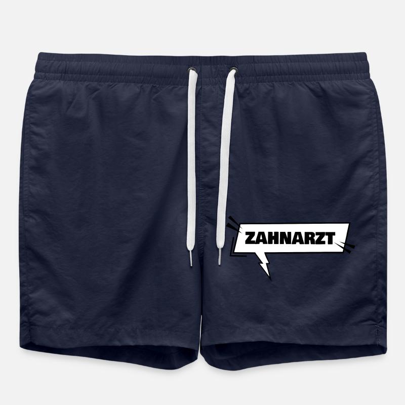 Dentiste - Short de bain - bleu marine