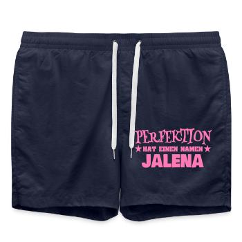 Jalena - Swim Trunks - french navy - Front - AI Model Male 185 light (185cm)