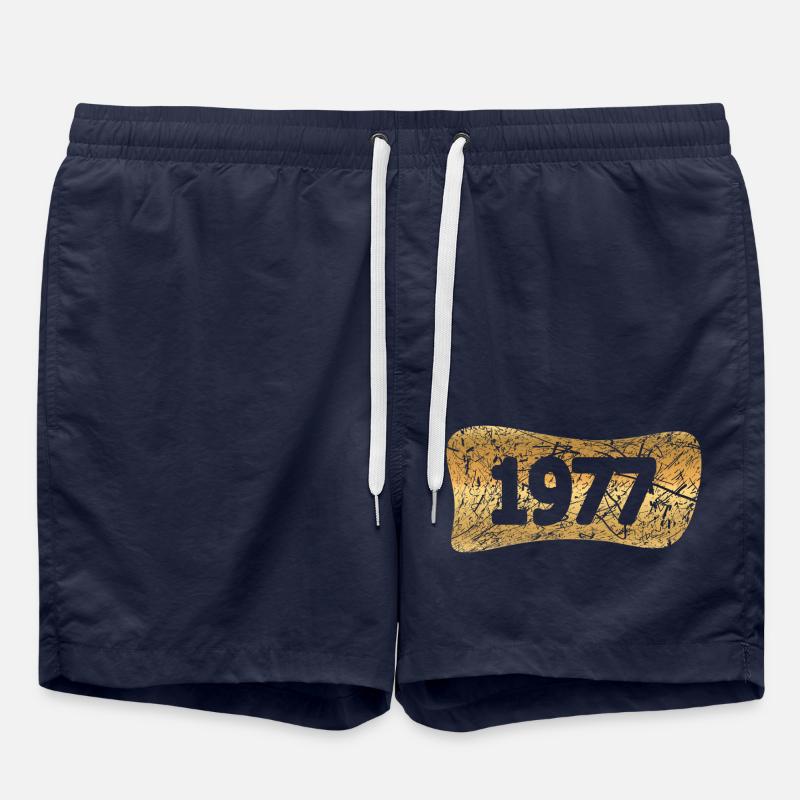 Gold bars 1977 - Swim Trunks - french navy