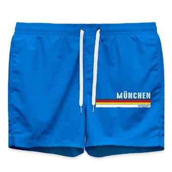 Retro München Deutschland - Celebrate German - Swim Trunks - cobalt blue - Front