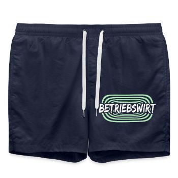 Work Business Economist - Swim Trunks - french navy - Front - AI Model Male 185 light (185cm)