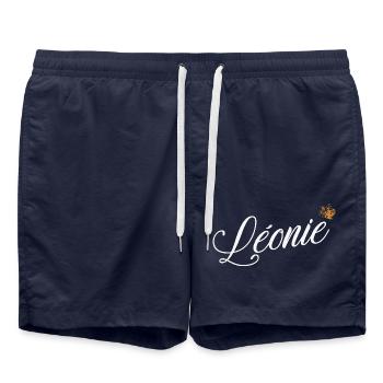 Leonie Nom pour les femmes Enfants Bambins - Leonie Last - Short de bain - bleu marine - Devant - AI Model Male 185 light (185cm)