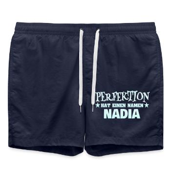 Nadia - Swim Trunks - french navy - Front - AI Model Male 185 light (185cm)