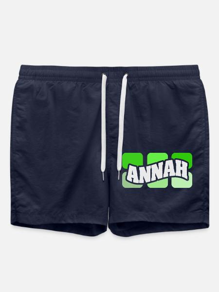 Name Annah - Swim Trunks - french navy
