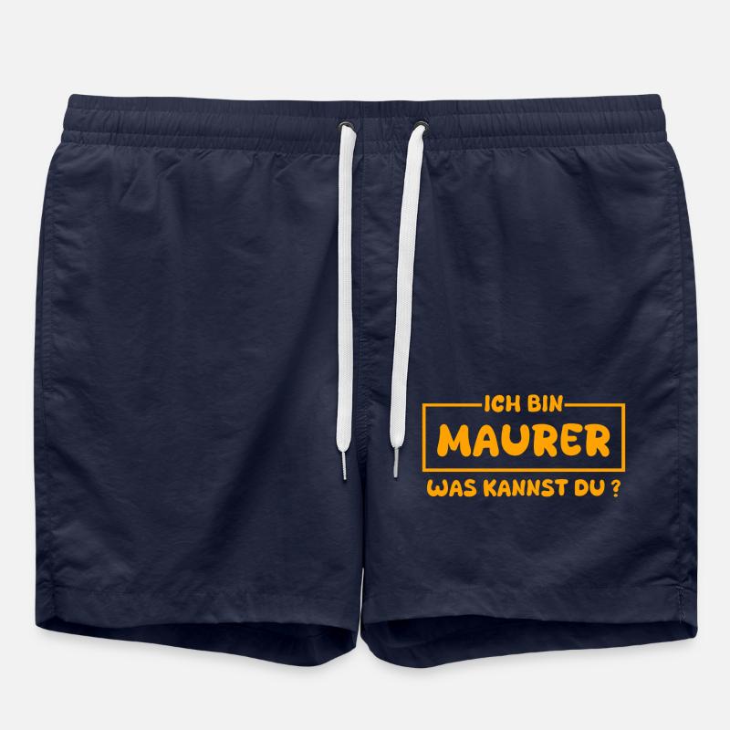 Gift for bricklayer - Swim Trunks - french navy