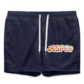 Jesper - Short de bain - bleu marine - Devant - AI Model Male 185 light (185cm)