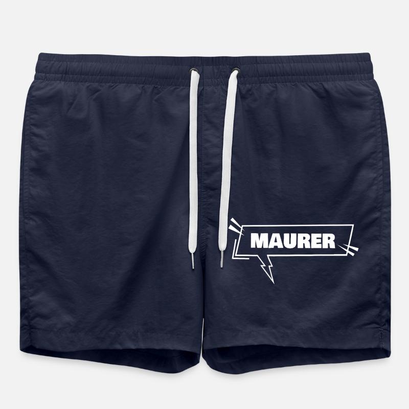 Bricklayer - Swim Trunks - french navy