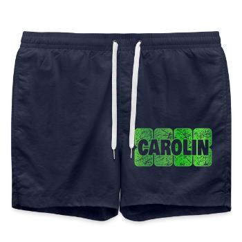 First name Carolin - Swim Trunks - french navy - Front - AI Model Male 185 light (185cm)