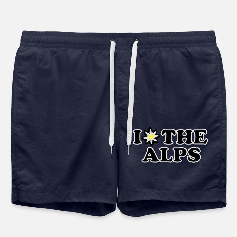 I love the Alps - Swim Trunks - french navy