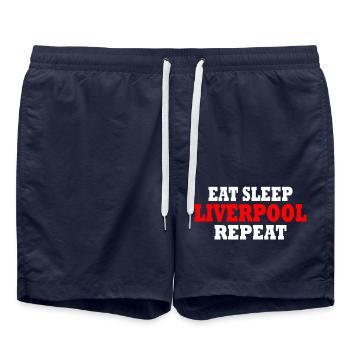 Liverpool - Badeshorts - French Navy - Vorne - AI Model Male 185 light (185cm)