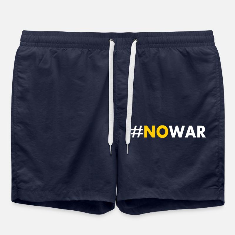 No war - Badeshorts - French Navy