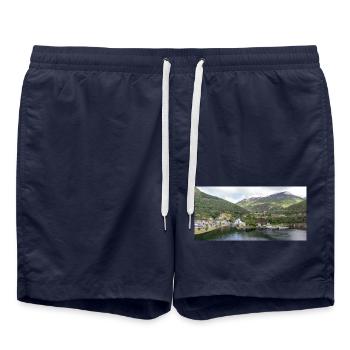 Hellesylt panorama vie - Short de bain - bleu marine - Devant - AI Model Male 185 light (185cm)