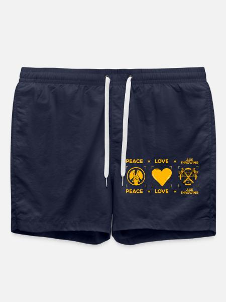 Axe throwing - Swim Trunks - french navy