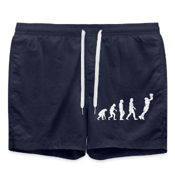 Club de basket-ball Amateurs de basket-ball Basket-ball - Short de bain - bleu marine - Devant - AI Model Male 185 light (185cm)