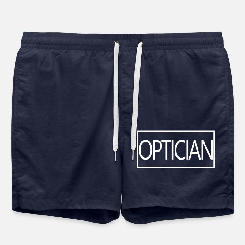 Opticien fier Étudiant Opticien diplômé - Short de bain - bleu marine
