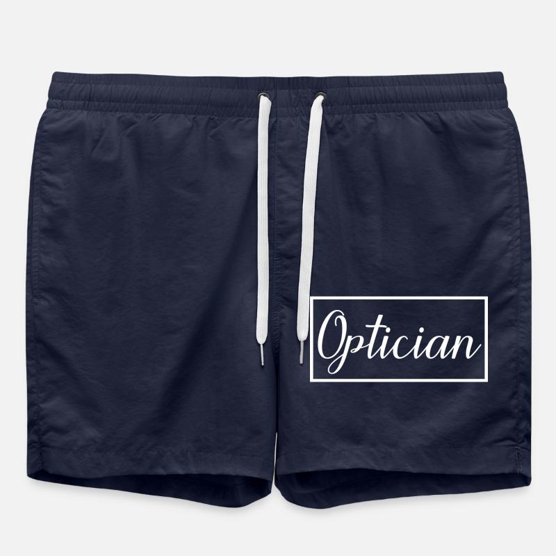 Optiker stolzer diplomierter Optikerstudent - Badeshorts - French Navy