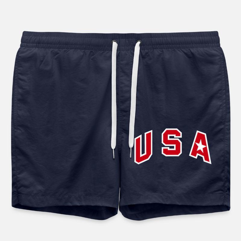 USA Redeem team - 2008 - Swim Trunks - french navy