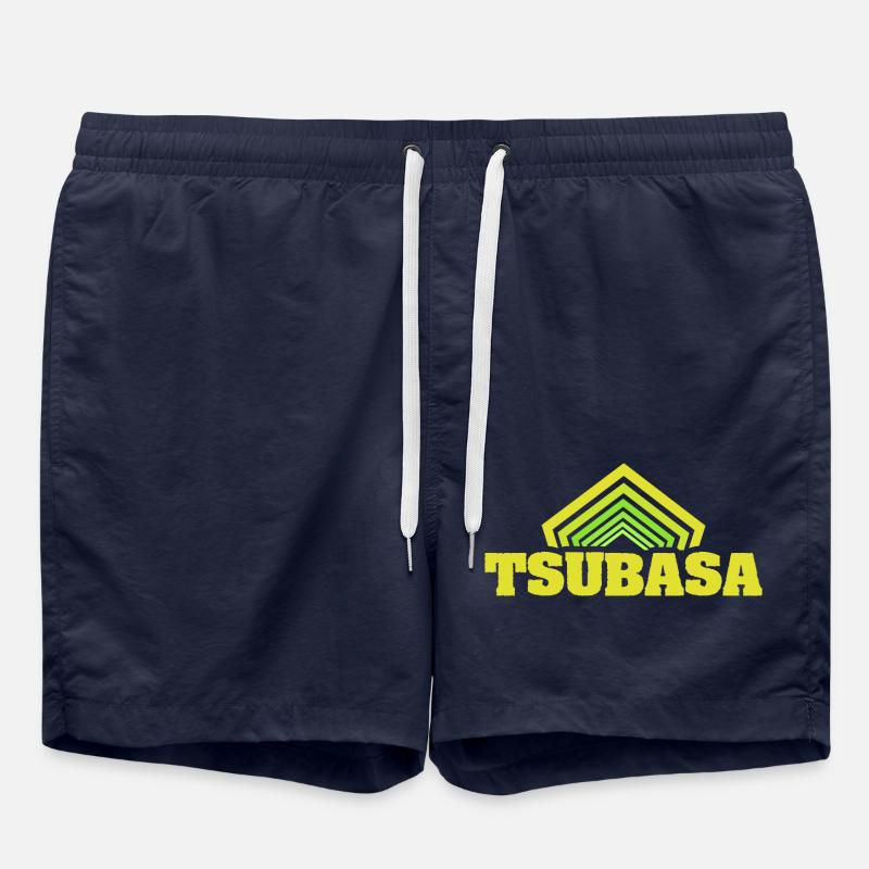 First name Tsubasa - Swim Trunks - french navy
