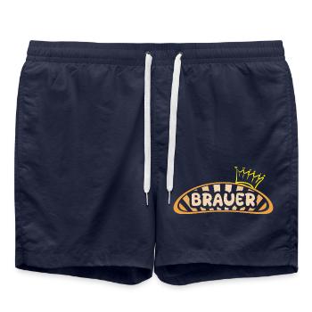 Brasseur en tant que profession - Short de bain - bleu marine - Devant - AI Model Male 185 light (185cm)