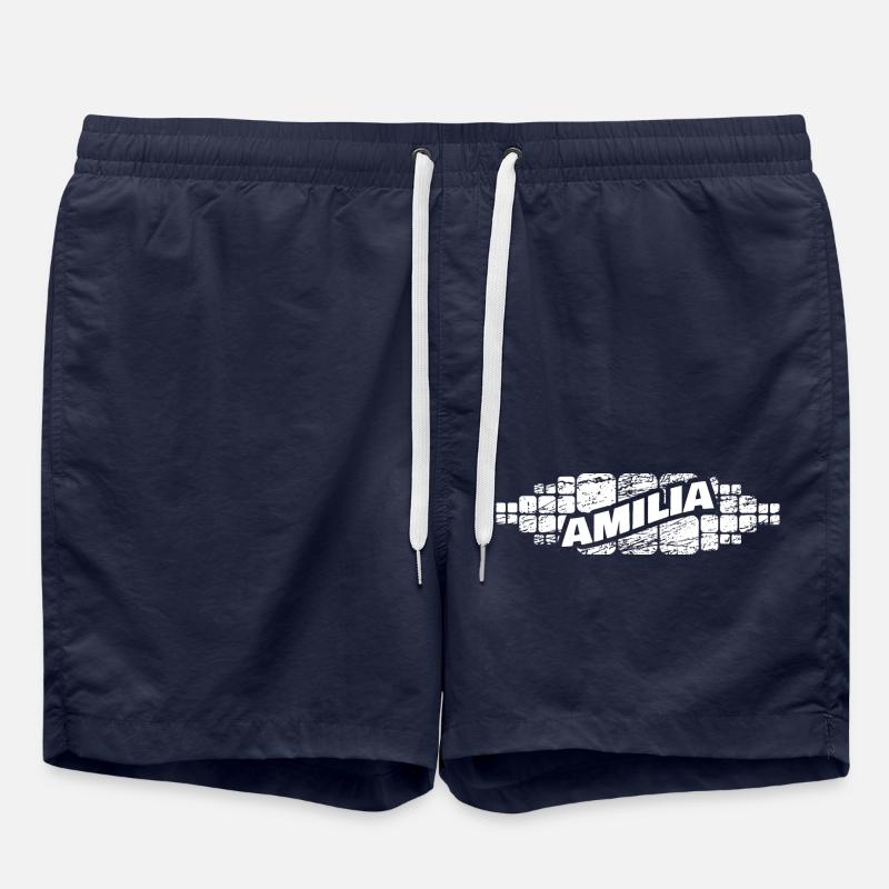 Amilia as Amilia - Swim Trunks - french navy