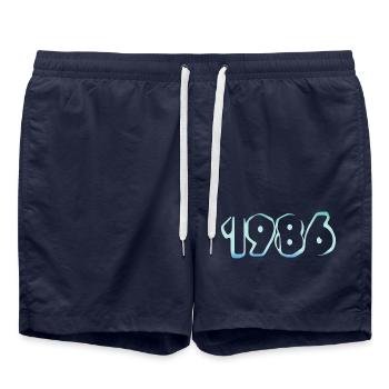 1986 - Swim Trunks - french navy - Front - AI Model Male 185 light (185cm)