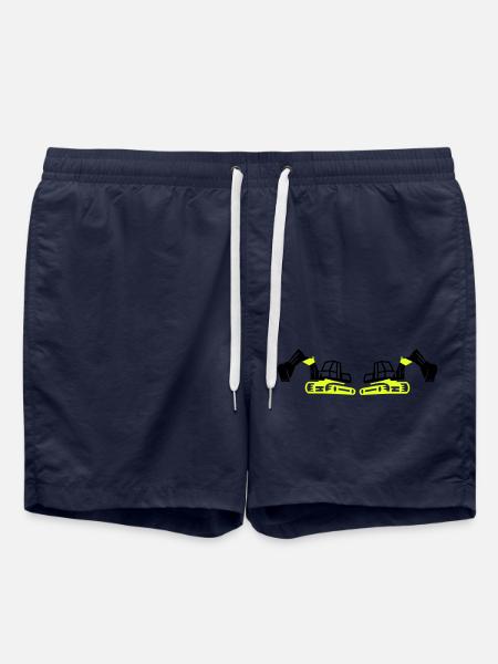 Excavatrice 2 - Short de bain - bleu marine