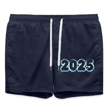 2025 - Swim Trunks - french navy - Front - AI Model Male 185 light (185cm)