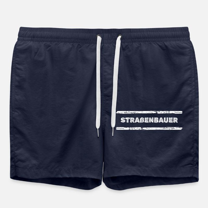 Straßenbauer - Badeshorts - French Navy