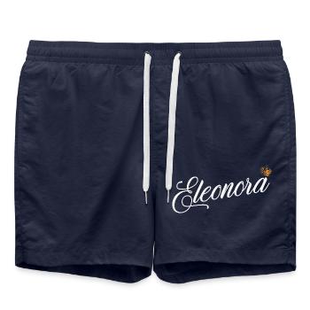 Eleonora Benutzerdefinierter Name für Frauen Kinder Kleinkinder - - Badeshorts - French Navy - Vorne - AI Model Male 185 light (185cm)