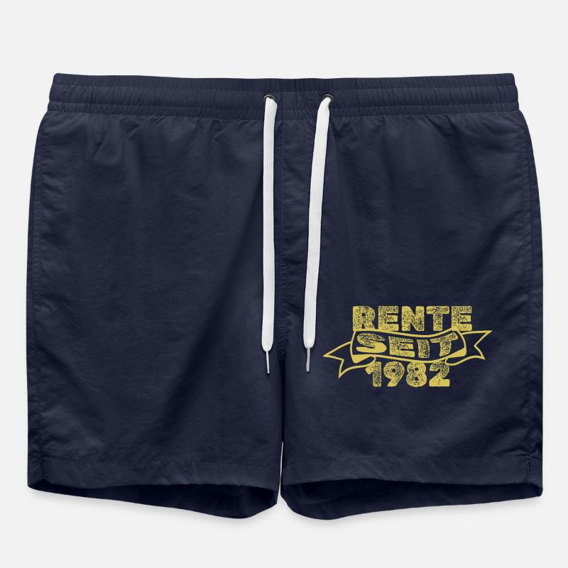 1982 1982 - Badeshorts - French Navy