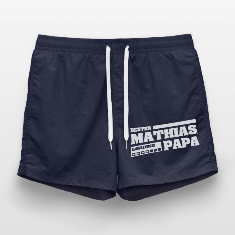 First name Mathias Swim Trunks