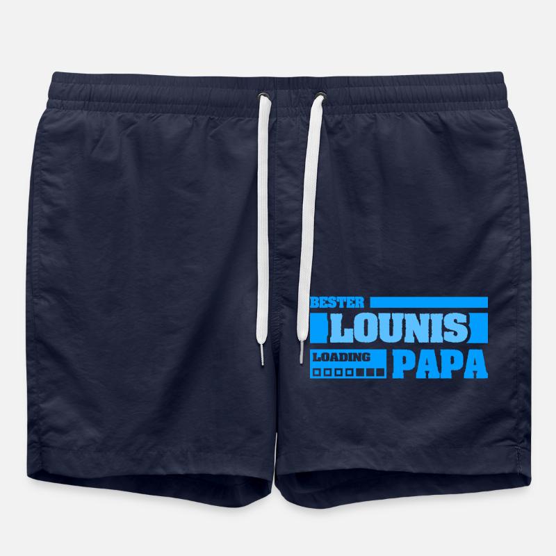Lounis comme prénom - Short de bain - bleu marine