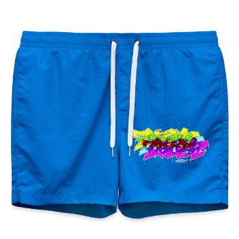 Spectrum Graffiti - Swim Trunks - cobalt blue - Front