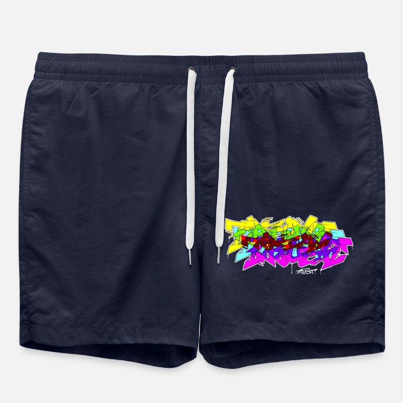 Spectrum Graffiti - Badeshorts - French Navy