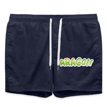 Cadeau pour Aragon - Short de bain - bleu marine - Devant - AI Model Male 185 light (185cm)