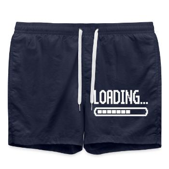 barre de chargement - Short de bain - bleu marine - Devant - AI Model Male 185 light (185cm)